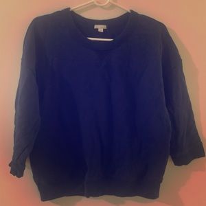 Gap kadin cocoon 3/4 sleeve sweatshirt